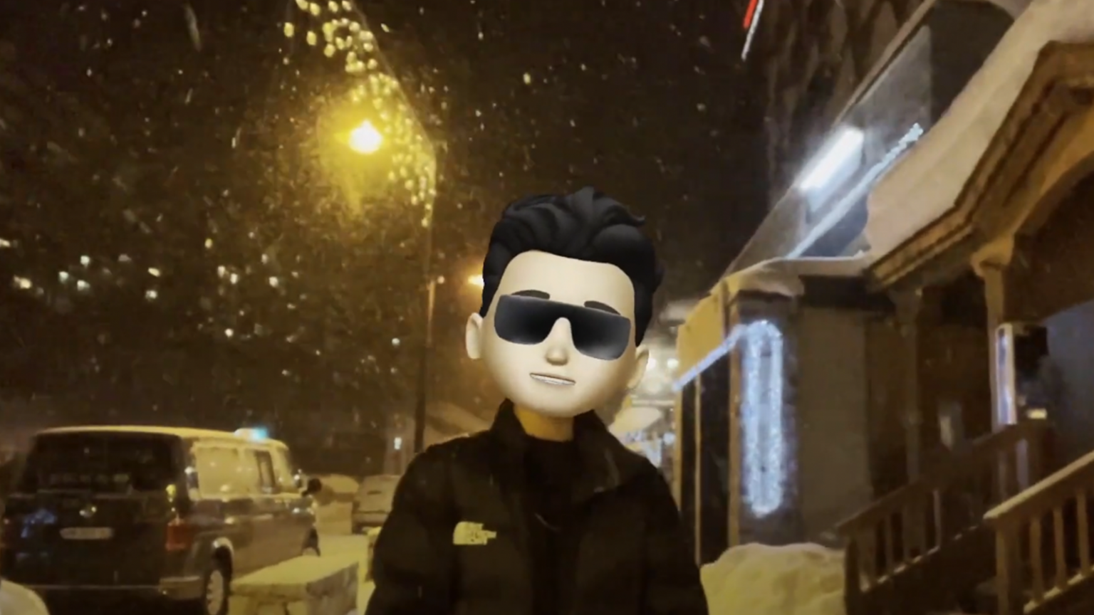 photo de Nzo rappe sous la neige pour « Loyauté »