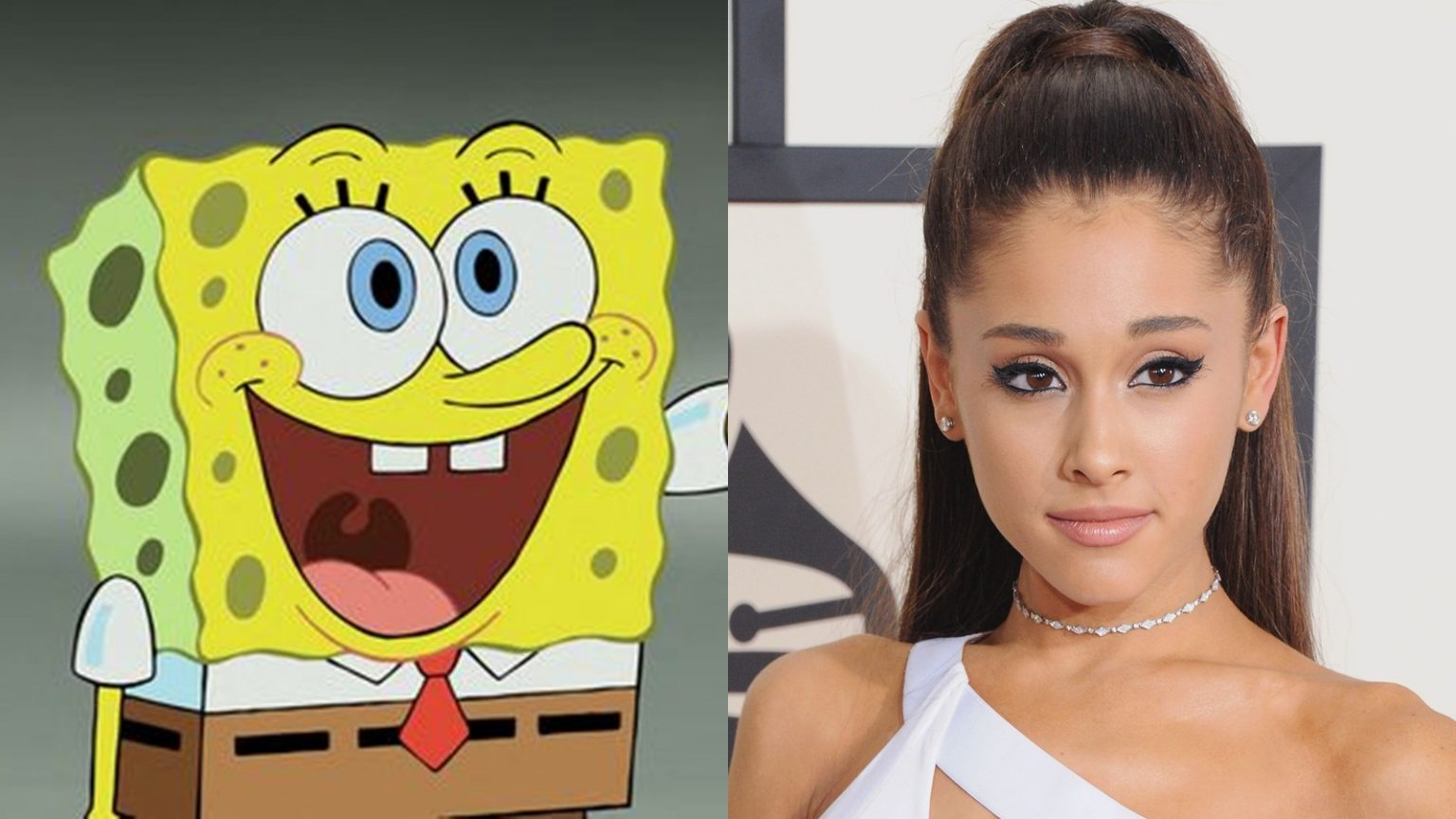 Ariana Grande en couple avec… Bob l’Eponge ? Photo de Ariana Grande déjà en couple avec… Bob l’Eponge ? L’info du jour…