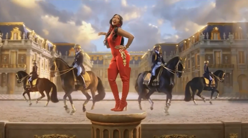 Megan Thee Stallion enciende la web y promueve los próximos Juegos Olímpicos de París Photo de Megan Thee Stallion enflamme la toile et fais la promo des prochains JO de Paris