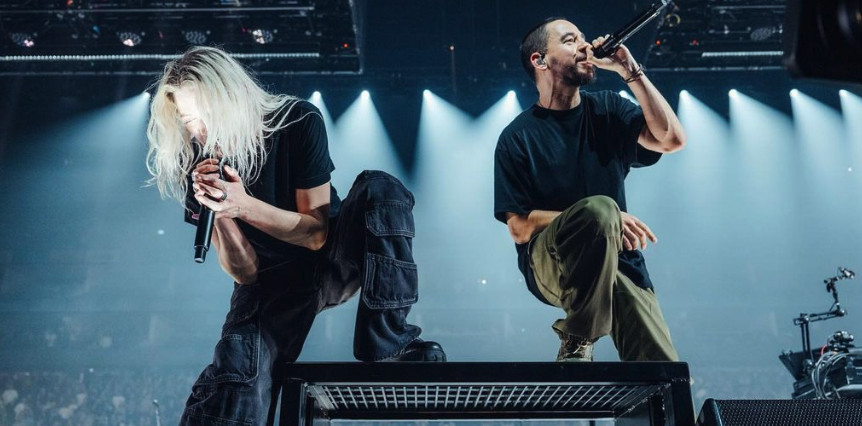 Photo de Linkin Park à Paris La Défense Arena en novembre 2024