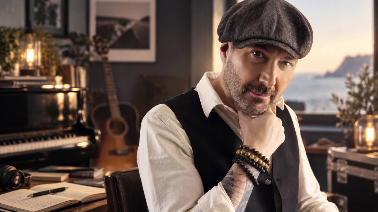 L’interview exclusive de Mike Sinclair à l’occasion de la sortie de son nouvel album « Sans détour » Photo de couverture, Mike Sinclair